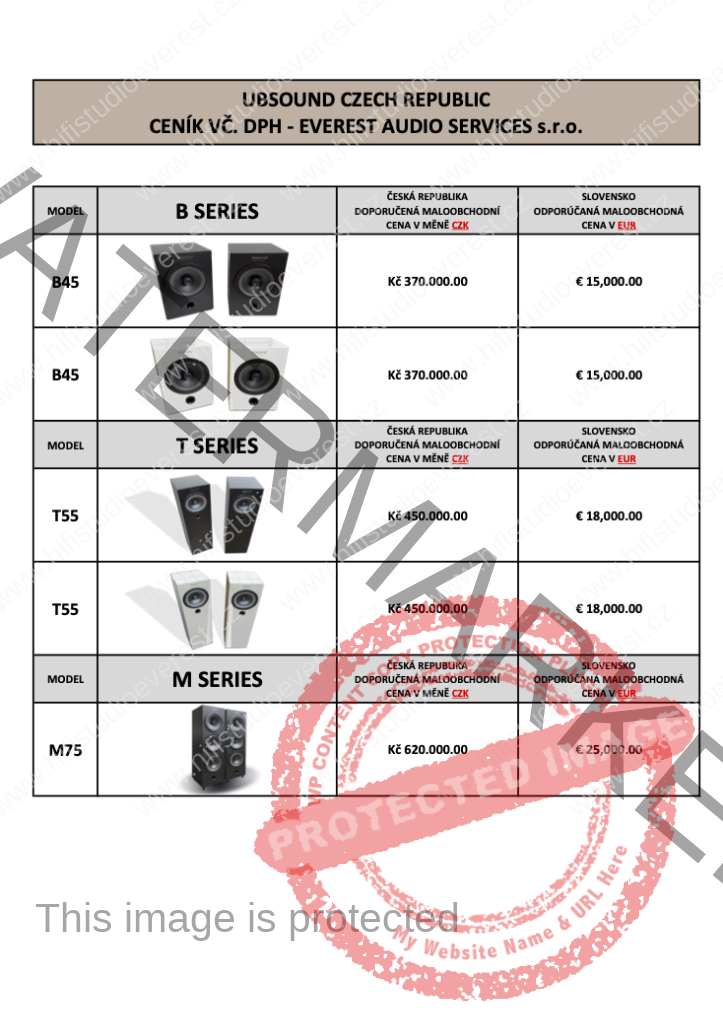 UBSOUND NEW PRICING LIST BY HIFISTUDIOEVEREST 2024